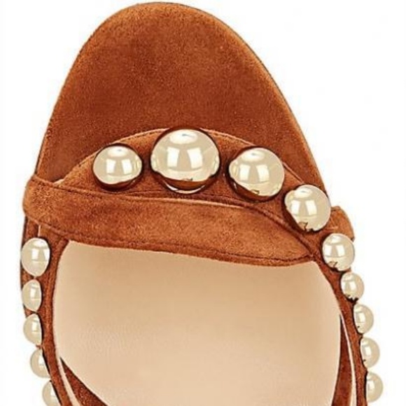 Christian Louboutin Brown Camel New Galeria 100 - Picture 2 of 8
